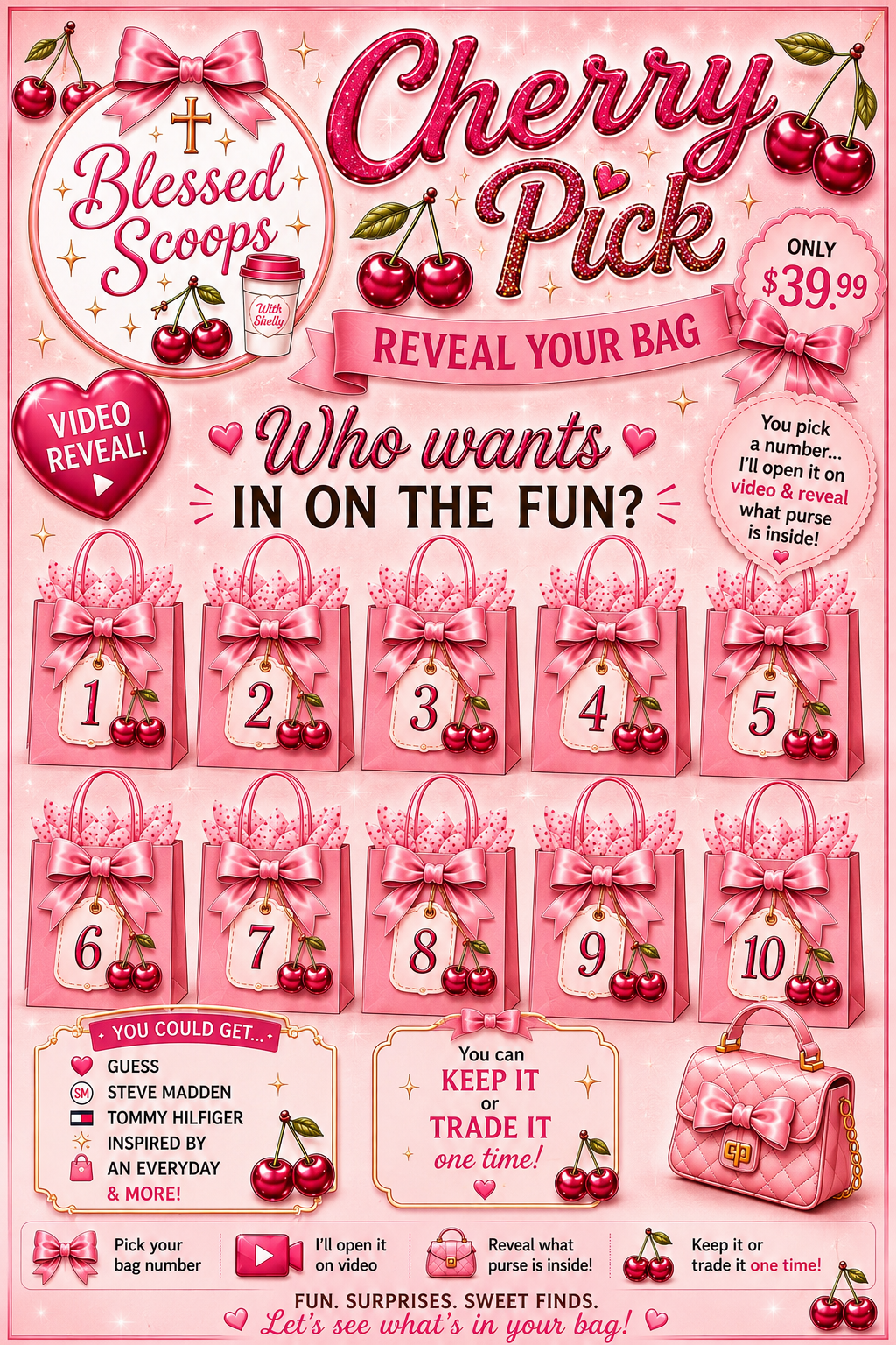 🍒 Cherry Pick Purse Reveal